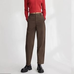 Aritzia Sunday Best Brown Jaden Wide Leg High Waisted Pants - Fall '21